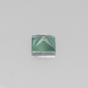 Alessandrite naturale multicolore da 0,23 ct, quadrato, VVS-VS