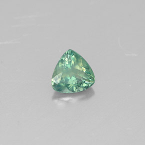 Alessandrite naturale multicolore da 0,24 ct, trillion, VS