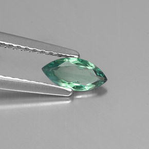 Alessandrite Verde / Rosso naturale da 0.30 ct, Taglio marquise, VS