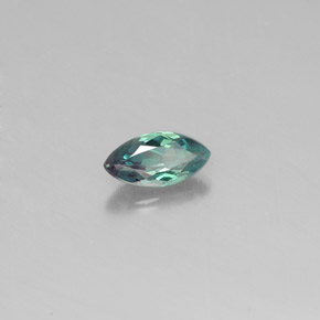 Alessandrite Verde / Rosso naturale da 0.17 ct, Taglio marquise, VS