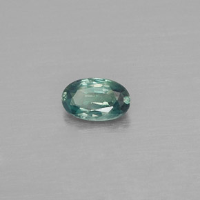 Alessandrite naturale multicolore da 0,17 ct, taglio ovale, VS