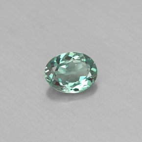 Alessandrite Verde / Rosso naturale da 0.35 ct, Taglio ovale, VS-SI