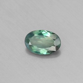 Alessandrite naturale multicolore da 0,42 ct, taglio ovale, VS