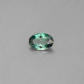 Alessandrite naturale multicolore da 0,36 ct, taglio ovale, VS-SI