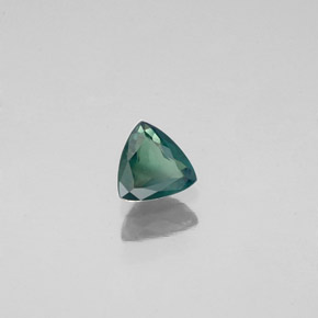 Alessandrite Verde / Rosso naturale da 0.26 ct, Taglio trillion, VS