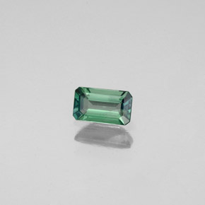 Alessandrite Verde / Rosso naturale da 0.25 ct, Taglio a baguette, VS-SI