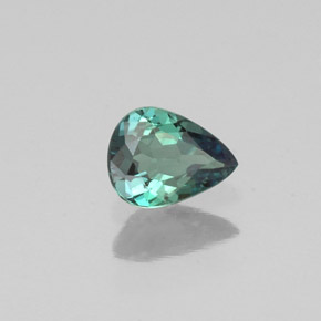 Alessandrite naturale multicolore da 0,28 ct, taglio a pera, VVS-VS