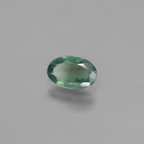 Alessandrite Verde / Rosso naturale da 0.55 ct, Taglio ovale, VS