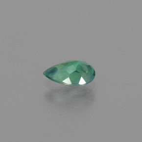 Alessandrite Verde / Rosso naturale da 0.79 ct, Forma a pera, VS