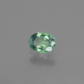 Alessandrite Verde / Rosso naturale da 0.55 ct, Taglio ovale, VS