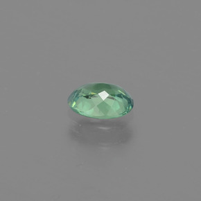 Alessandrite Verde / Rosso naturale da 0.55 ct, Taglio ovale, VS
