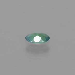 Alessandrite Verde / Rosso naturale da 0.39 ct, Taglio ovale, VS