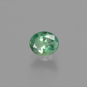 Alessandrite naturale multicolore da 0,70 ct, taglio ovale, VS