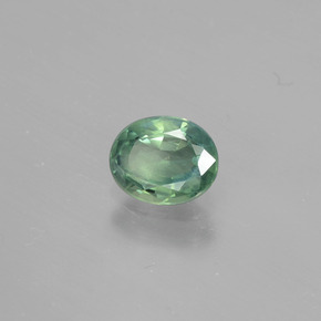 Alessandrite Verde / Rosso naturale da 0.91 ct, Taglio ovale, VS