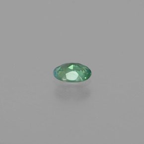 Alessandrite Verde / Rosso naturale da 0.34 ct, Taglio ovale, VS