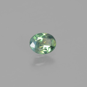 Alessandrite naturale multicolore da 0,36 ct, taglio ovale, VS