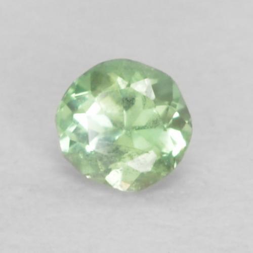 Alessandrite naturale verde da 0,06 ct, taglio rotondo, VS
