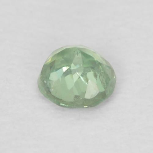Alessandrite naturale verde da 0,06 ct, taglio rotondo, VS