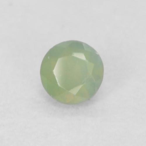 Alessandrite naturale verde da 0,06 ct, taglio rotondo, VVS