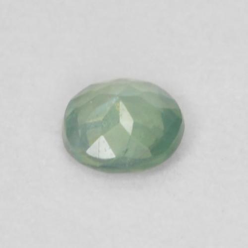 Alessandrite naturale verde da 0,06 ct, taglio rotondo, VVS-VS
