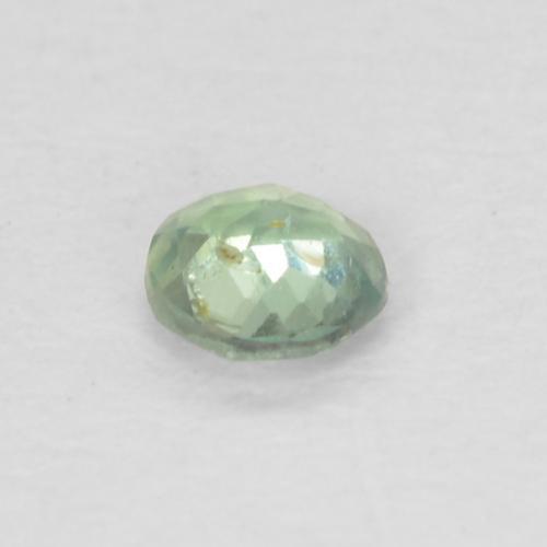 Alessandrite naturale verde da 0,09 ct, taglio rotondo, VVS-VS