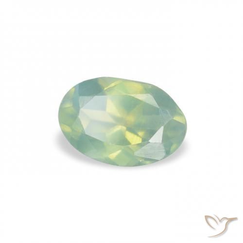 Alessandrite Verde chiaro naturale da 0.09 ct, Ovale, VS
