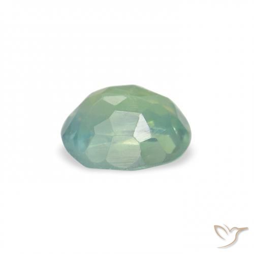 Alessandrite Menta verde naturale da 0.11 ct, Ovale, VVS-VS