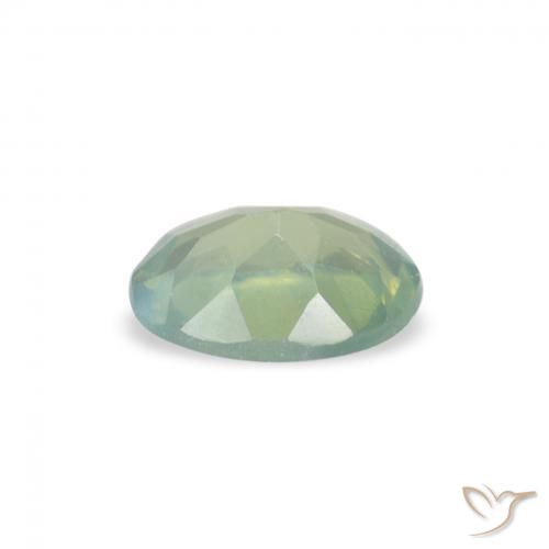 Alessandrite Verde chiaro naturale da 0.07 ct, Ovale, VVS-VS