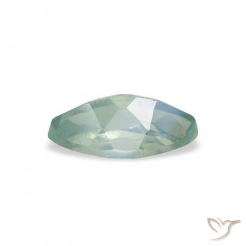 Alessandrite Verde chiaro naturale da 0.12 ct, Taglio marquise, VVS-VS