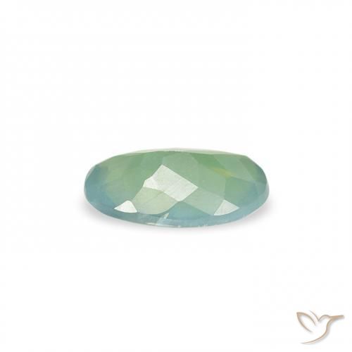 Alessandrite Verde Menta Chiaro naturale da 0.34 ct, Ovale, VS-SI