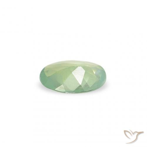 Alessandrite Verde chiaro naturale da 0.12 ct, Ovale, VVS-VS