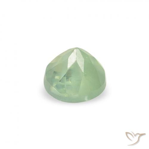 Alessandrite Medium Light-Green naturale da 0.19 ct, Rotondo, VVS-VS