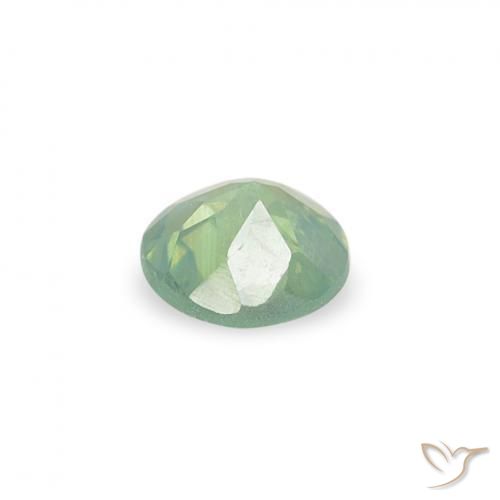 Alessandrite Verde chiaro naturale da 0.11 ct, Rotondo, VS-SI