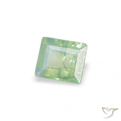 Alessandrite Giallo molto chiaro Verde naturale da 0.15 ct, Taglio a baguette, SI