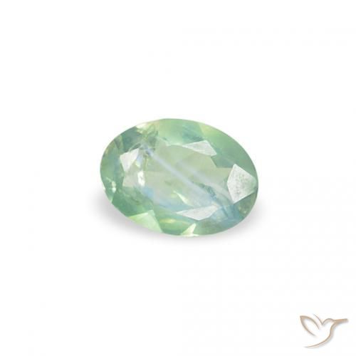 Alessandrite Giallo molto chiaro Verde naturale da 0.07 ct, Ovale, VS-SI
