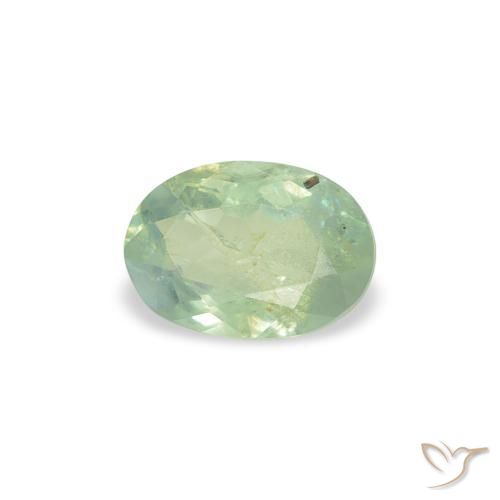 Alessandrite Verde molto chiaro naturale da 0.49 ct, Ovale, SI