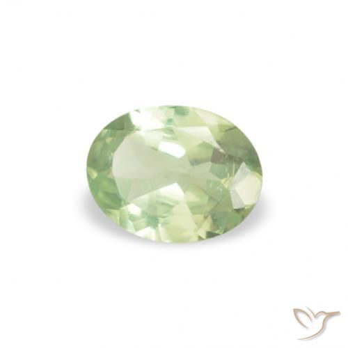 Alessandrite Giallo verde naturale da 0.17 ct, Ovale, VS
