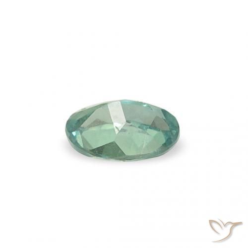 Alessandrite Verde bluastro naturale da 0.14 ct, Ovale, VS