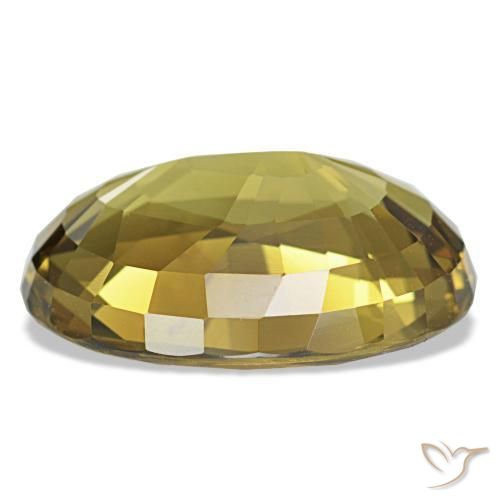 Alessandrite naturale giallo da 6,83 ct, taglio ovale, VVS