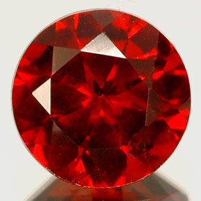 Granato Almandino Rosso naturale da 1.14 ct, Taglio rotondo, VS