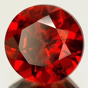 Granato Almandino Rosso naturale da 1.14 ct, Taglio rotondo, VS