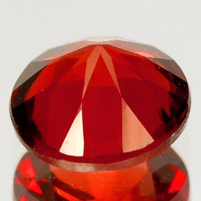 Granato Almandino Rosso naturale da 1.14 ct, Taglio rotondo, VS