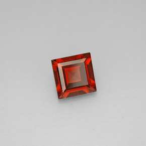 Granato almandino naturale rosso da 1,17 ct, quadrato, VS