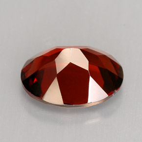 Granato almandino naturale rosso da 3,00 ct, taglio ovale, VVS-VS