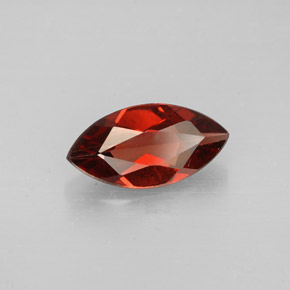 Granato almandino naturale rosso da 1,18 ct, marchesa, VVS-VS