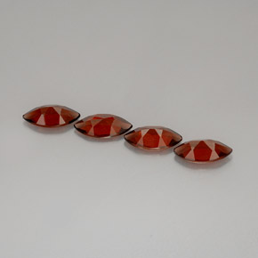 Gemme di Granato Almandino Rosso arancione naturale da  ct, Taglio marquise, VS