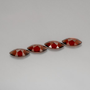 Gemme di Granato Almandino Rosso scuro naturale da  ct, Taglio marquise, VS