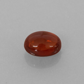 Granato almandino naturale rosso da 1,02 ct, taglio ovale, traslucido