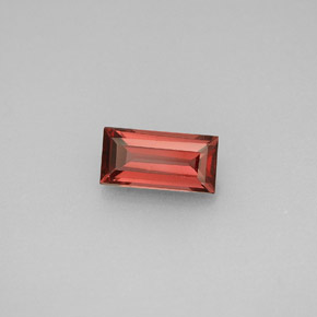 Granato almandino naturale rosso da 1,08 ct, baguette, VVS-VS