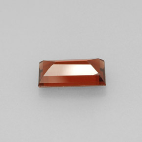 Granato almandino naturale rosso da 1,04 ct, baguette, VVS-VS
